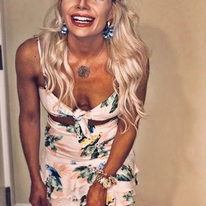 Two piece crop top & skirt